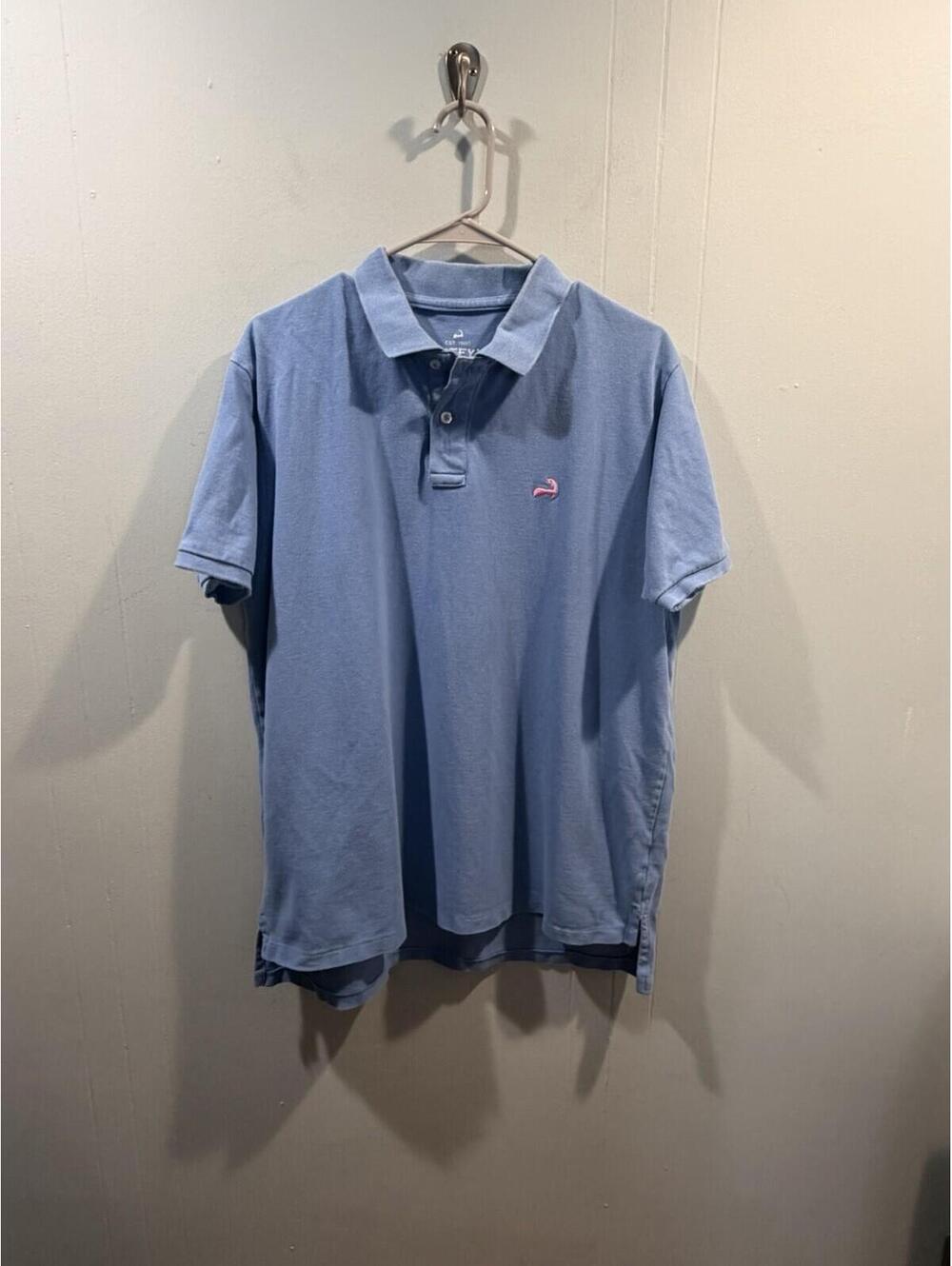 Mens Cuffy’s Cape Code Polo Shirt Size XL Blue